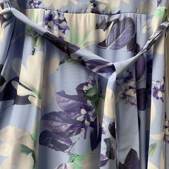 Roman lilac floral chiffon dress size uk 12 *new* - Picture 4 of 12